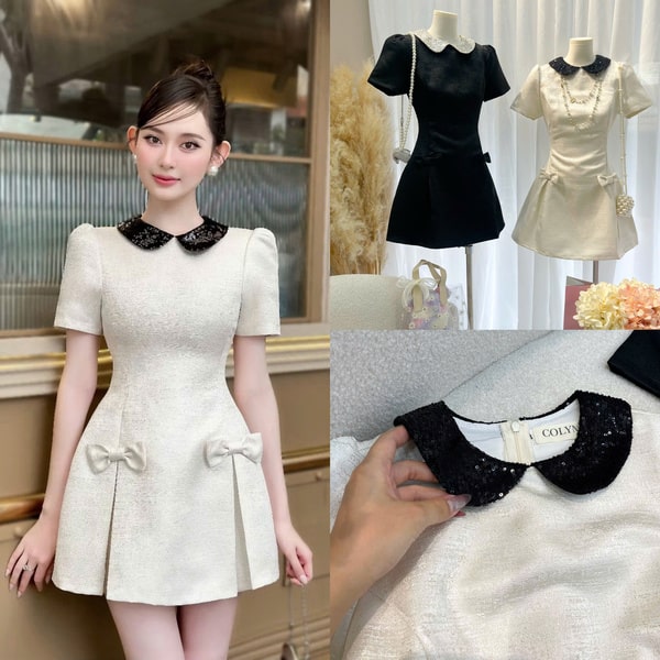 Đầm Công Sở Sang Trọng Colyn là sự kết hợp hoàn hảo giữa nét tinh tế