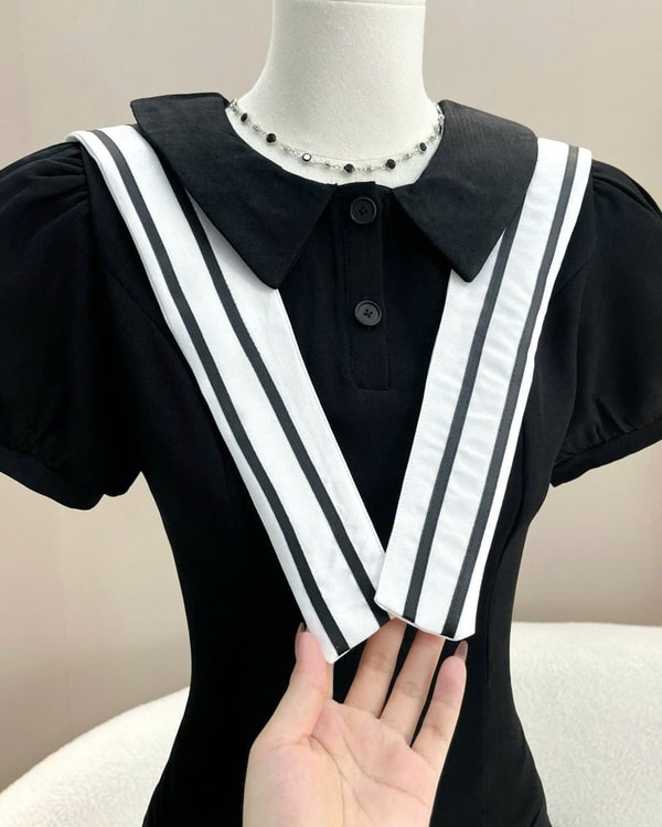 Đầm chữ A Colyn có các size S và M, phù hợp với nhiều dáng người khác nhau