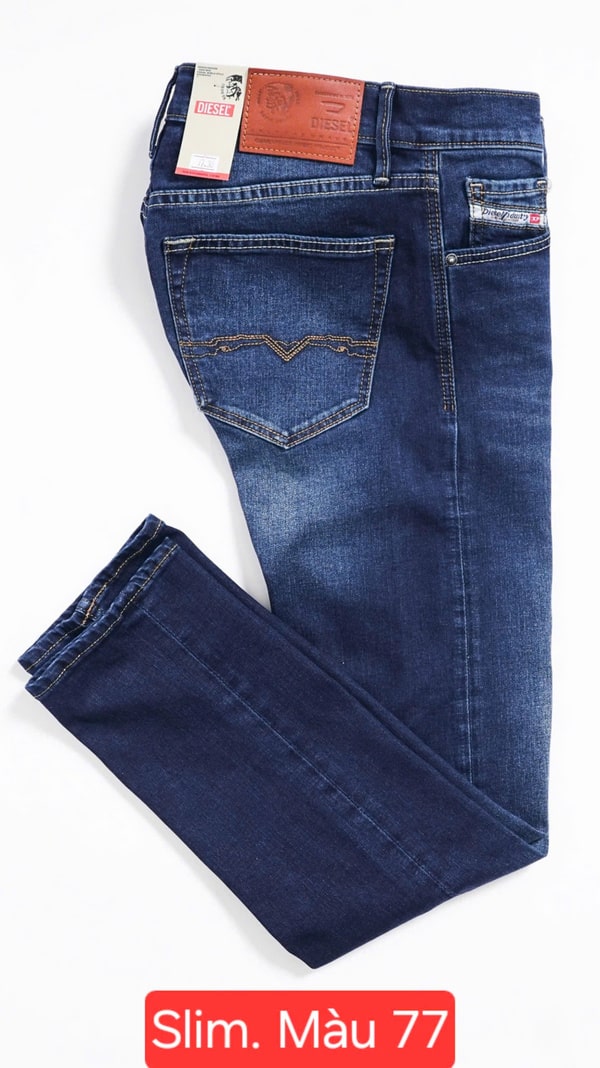 Xưởng chuyên sỉ quần jean Diesel xanh đậm cam kết mang đến các sản phẩm chất lượng cao với giá sỉ cạnh tranh