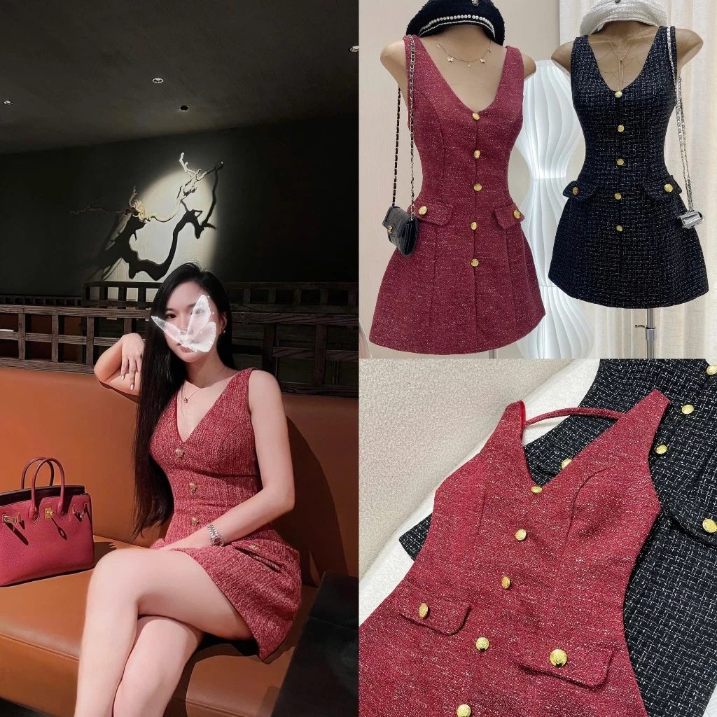 Đầm dạ sát nách của Colyn mang đến sự kết hợp hoàn hảo giữa vẻ đẹp sang trọng và nét hiện đại