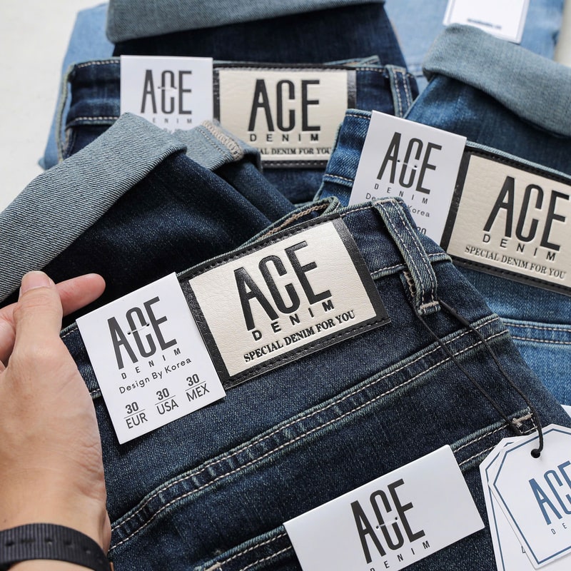 Quần jean Baggy ACE co giãn được làm từ chất liệu denim co giãn cao cấp