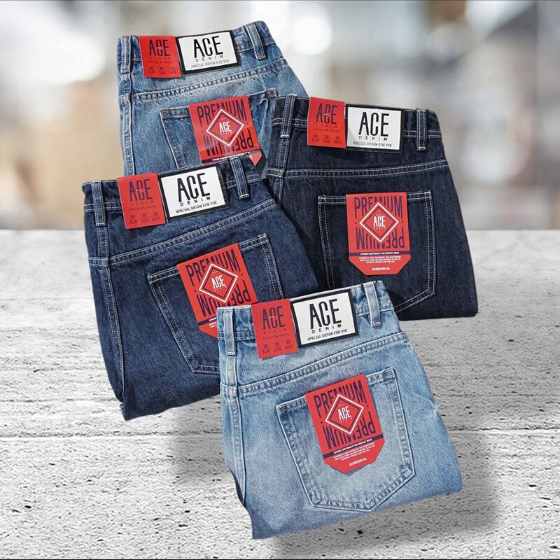 Quần short jean form ngắn ACE có 4 màu sắc nổi bật, mỗi màu mang đến một phong cách riêng