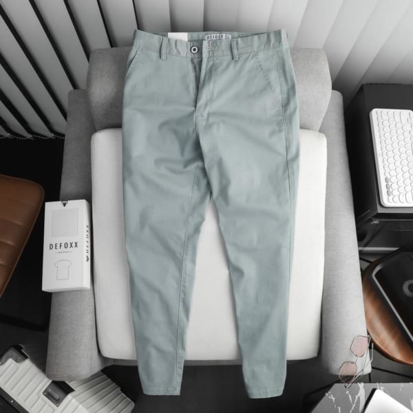 Xưởng chuyên sỉ quần kaki Defoxx xanh khói - Ảnh 4
