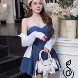 Váy Denim Ôm Body Colyn