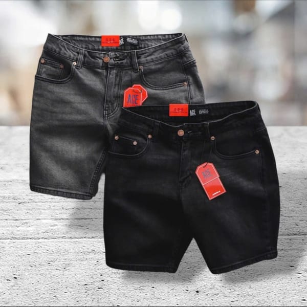 Xưởng sỉ quần short jean ACE xám