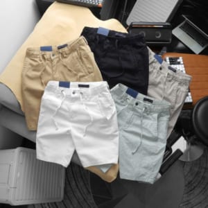Quần short kaki tommy lưng thun
