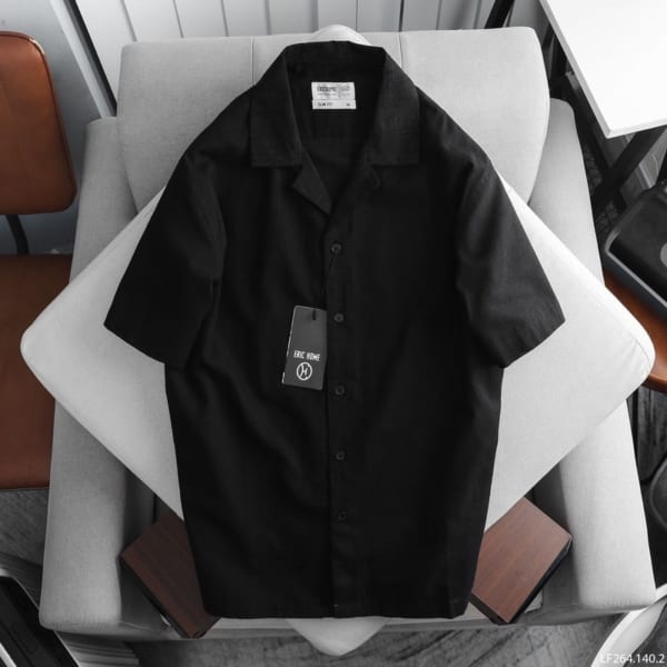 Áo Sơ Mi Tay Ngắn Cổ Vest Eric Home - Hình ảnh 3