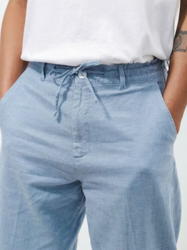 Quần dài linen underness - Ảnh 8