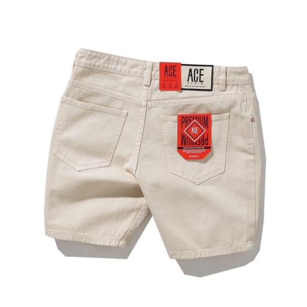 Quần short jean màu mộc ACE - Ảnh 7