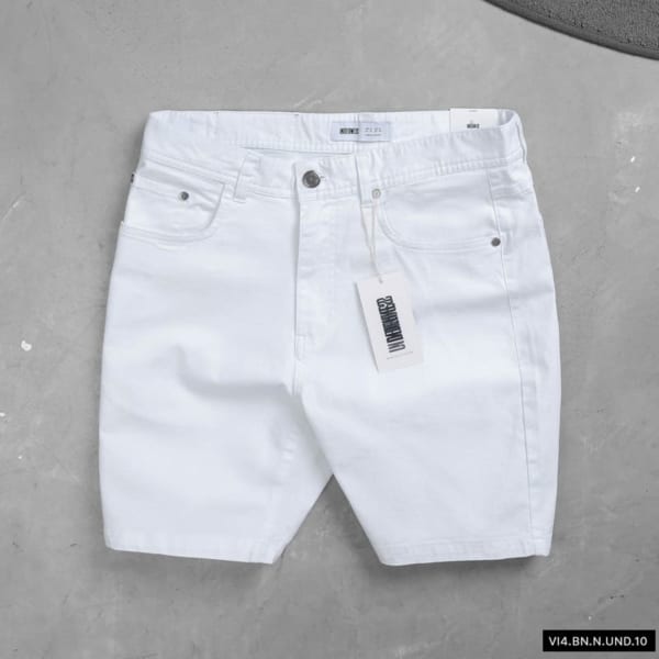 Quần short kaki may kiểu jean underness - Ảnh 2