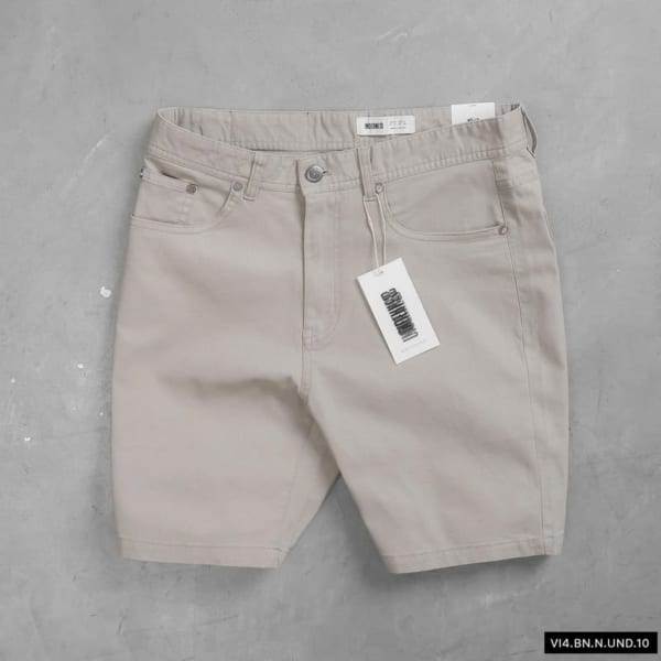 Quần short kaki may kiểu jean underness - Ảnh 3