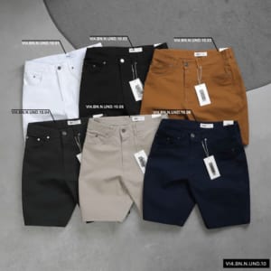 Quần short kaki may kiểu jean underness