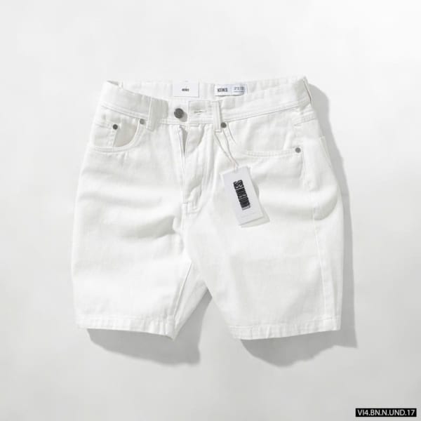 Quần short kaki jean underness - Ảnh 4