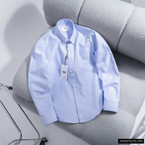 Áo Sơ Mi Oxford Sọc Nhỏ Bentino Man BTM - Hình ảnh 5