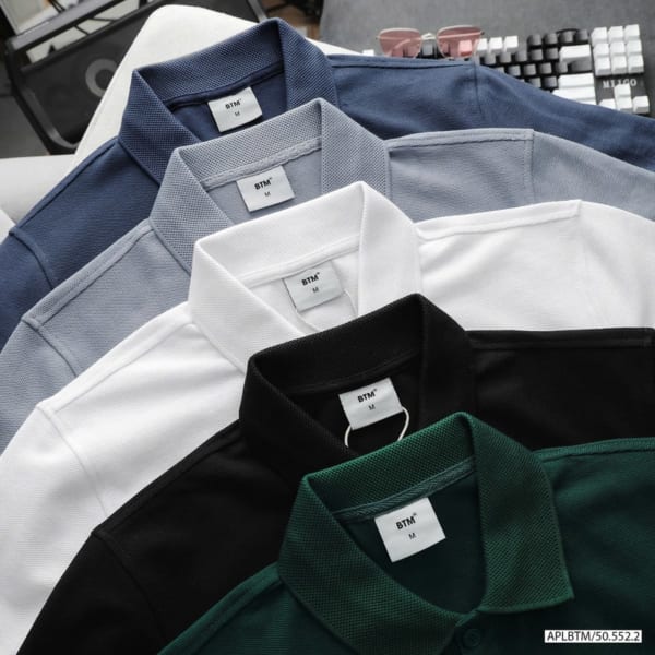 Áo Thun Trơn Polo BTM - Ảnh 2