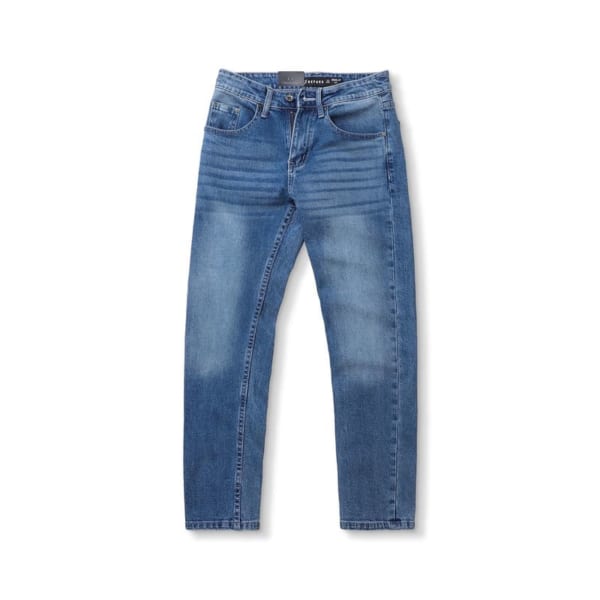 Quần jean defoxx xanh wash 241139 - Hình ảnh 4