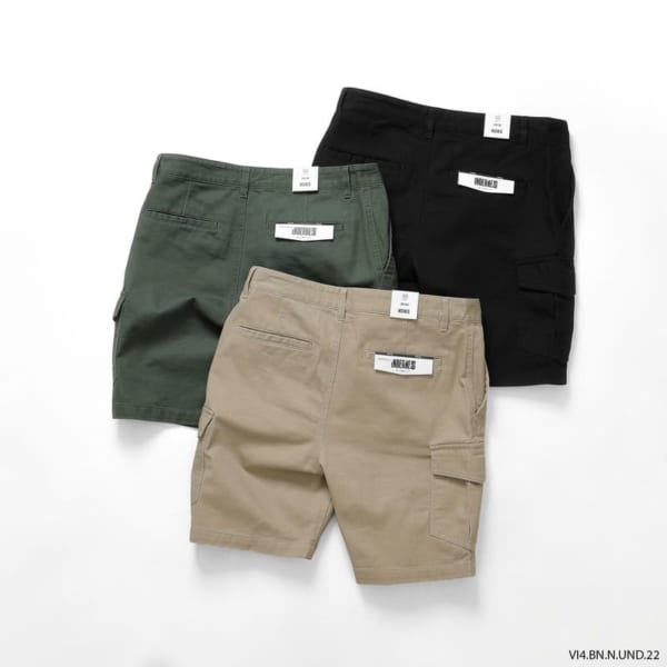 Quần short kaki túi hộp underness - Ảnh 2