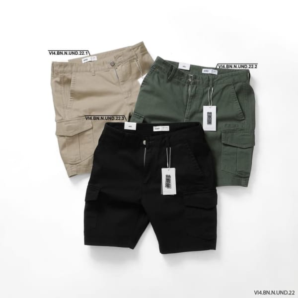 Quần short kaki túi hộp underness