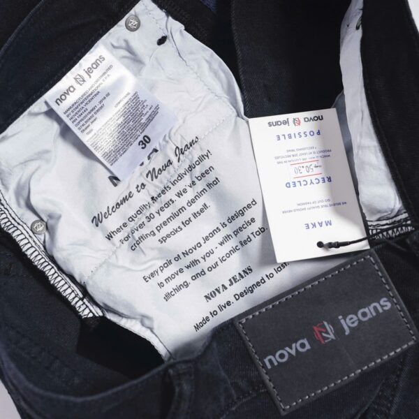 Quần jean Nova xanh wash sáng - Ảnh 6