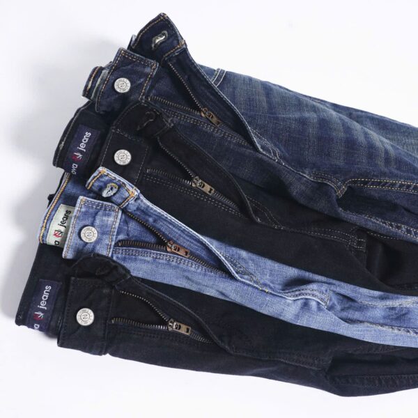 Quần jean Nova xanh wash sáng - Ảnh 7