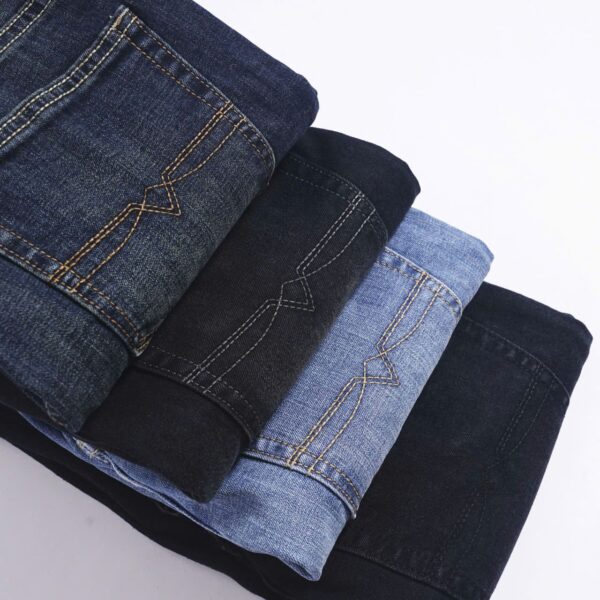 Quần jean Nova xanh wash sáng - Ảnh 5
