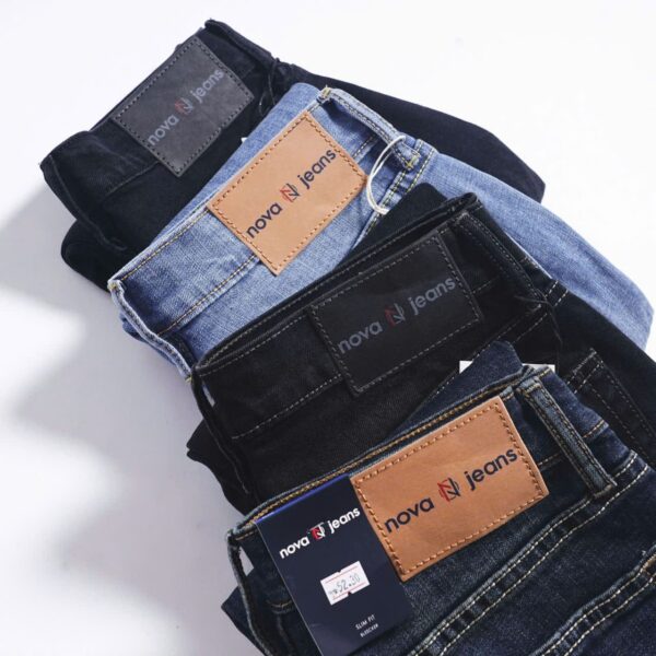 Quần jean Nova xanh wash sáng - Ảnh 2