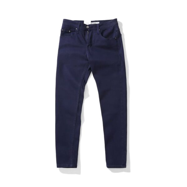 Quần jean Defoxx xanh đen 250613 ống slim co giãn - Ảnh 6