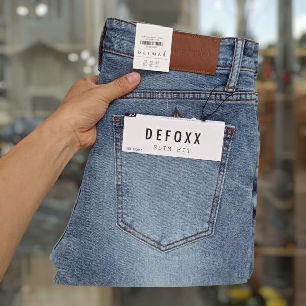 Quần jean defoxx wash rách 250612 co giãn - Ảnh 2