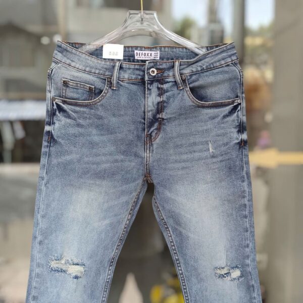 Quần jean defoxx wash rách 250612 co giãn - Ảnh 5