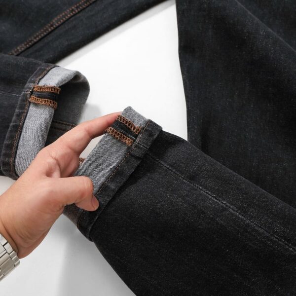 Quần jean Defoxx đen indigo 250809 - Ảnh 3